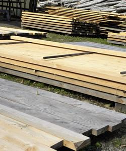 Mill Direct Lumber at Gilpatrick & Sons, Richmond, Maine.